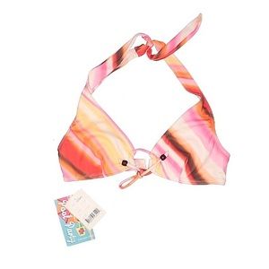 Pool Party halter swim top size S